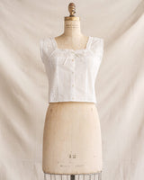 Sustainably Crafted Vintage Inspired Clothing / Adelia Top by Atèlette